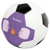 Marshmallows mignons roses par dessin animé sur le (3/4)