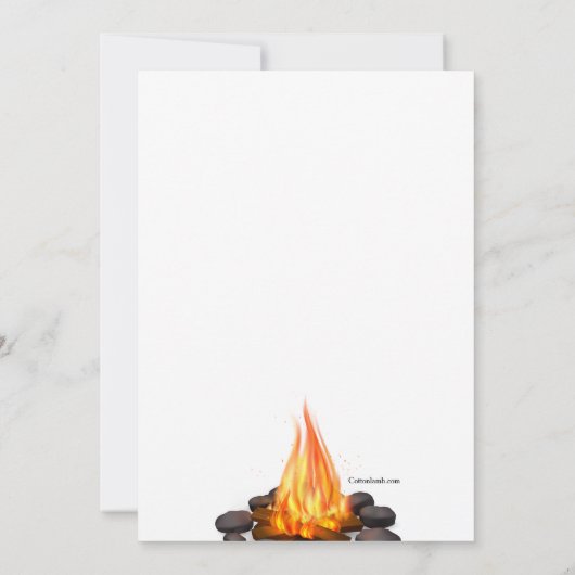 Marshmallows Roosteren Kaart (Achterkant)