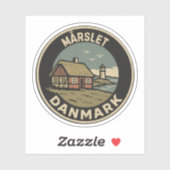 Mårslet, Denemarken Danmark Sticker (Vel)