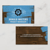 Marteau à clé | Cartes en bois peint | Plan direct (Devant / Derrière)