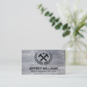 Marteaux traversés | Metal Rivets Carte de visite (Debout devant)