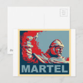 Martel (Hope-kleuren) Briefkaart (Voorkant / Achterkant)
