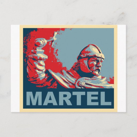 Martel (Hope-kleuren) Briefkaart (Voorkant)