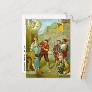 Martelaarschap van St. Agatha (M 003) Briefkaart #