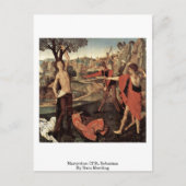 martelaarschap van St. Sebastian door Hans Memling Briefkaart (Voorkant)