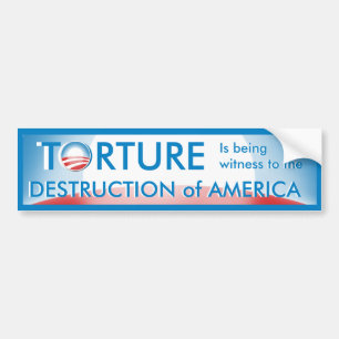 Marteling is vernietiging van Amerika Bumpersticker