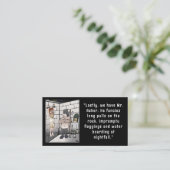 Marteling Visitekaartje (Staand voorkant)