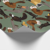 Marten species of the world cadeaupapier (Hoek)