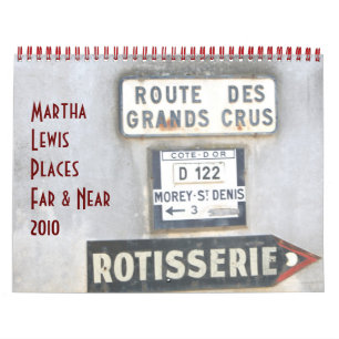 Martha Lewis: Plaatsen ver & Dichtbijgelegen 2010 Kalender