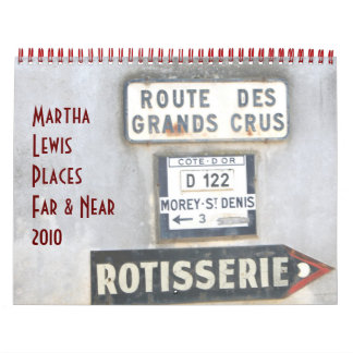 Martha Lewis: Plaatsen ver en nabij 2010 Kalender
