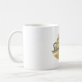 Martha Sweeney Gold Lips Coffee Mok (Links)