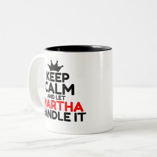 MARTHA TWEEKLEURIGE KOFFIEMOK (Voorkant links)