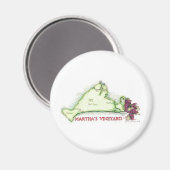 Martha Vineyard Island Magnet (Recto/Verso)