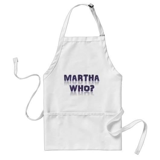 Martha Wie? Standaard Schort (Voorkant)