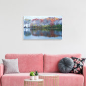 Marthaler Park Snowy Autumn Morning Canvas Afdruk (Insitu (Woonkamer))