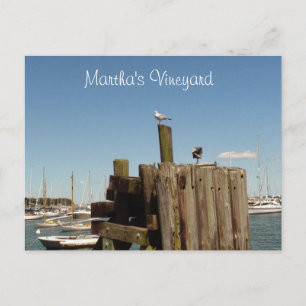 Martha's Vineyard-ansichtkaart Briefkaart