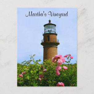 Martha's Vineyard Aquinnah Lighthouse Post Card Briefkaart