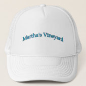 Martha's Vineyard Arch Text Trucker Pet (Voorkant)