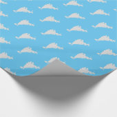 Martha's Vineyard Blue and Grey Map Cadeaupapier (Hoek)