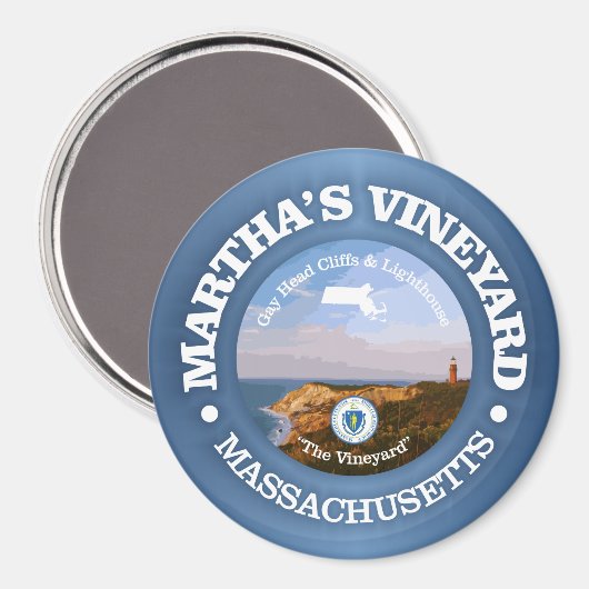 Martha's Vineyard (C) Magneet (Voorkant / Achterkant)