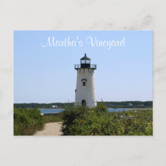 Martha's Vineyard Edgartown Lighthouse Post Card Briefkaart