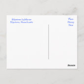 Martha's Vineyard Edgartown Lighthouse Post Card Briefkaart (Achterkant)