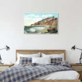 Martha's Vineyard, Gay Head Cliffs Uitzicht Canvas Afdruk (Insitu (Slaapkamer))