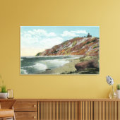 Martha's Vineyard, Gay Head Cliffs Uitzicht Canvas Afdruk (Insitu (Woonkamer))