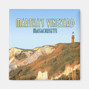 Marthas Vineyard Gay Head vuurtoren Massachusetts Magneet