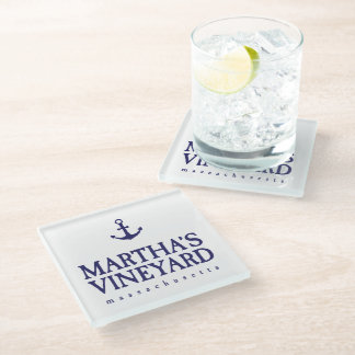 Martha's Vineyard Glazen Onderzetter