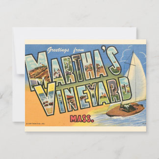 Marthas Vineyard Groeten Briefkaart