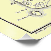 Martha's Vineyard Island 1784 Poster Perfect Poster (Hoek)