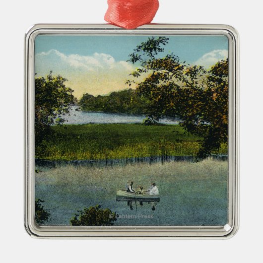 Martha's Vineyard, Lake Tashmoo Scene Metalen Ornament (Voorkant)