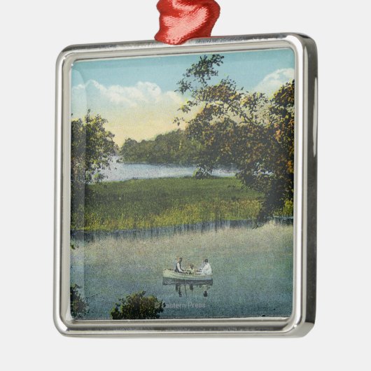 Martha's Vineyard, Lake Tashmoo Scene Metalen Ornament (Links)
