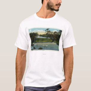 Martha's Vineyard, Lake Tashmoo Scene T-shirt