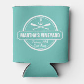 Martha's Vineyard MA douane-antikanker Blikjeskoeler (Voorkant)