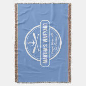 Martha's Vineyard MA douane-antikanker Deken (Voorkant Verticaal)