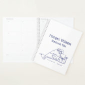Martha's Vineyard Map #1 Navy Blue Planner (Display)