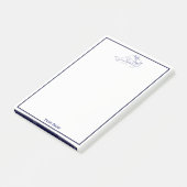 Martha's Vineyard  Map #1 Navy Blue Post-it® Notes (Schuin)