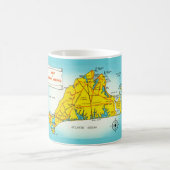 Martha's Vineyard Map Custom Mug (Centre)