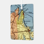 Martha's Vineyard Map Ornament (Voorkant links)