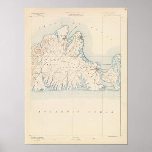 Martha's Vineyard, Massachusetts Poster (Voorkant)