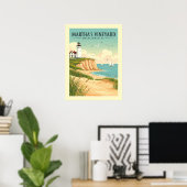  Martha's Vineyard Massachusetts Poster (Thuiskantoor)
