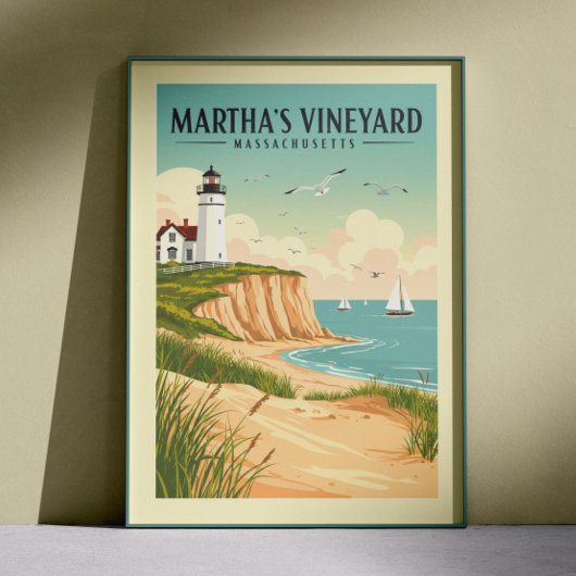 Martha's Vineyard Massachusetts Poster