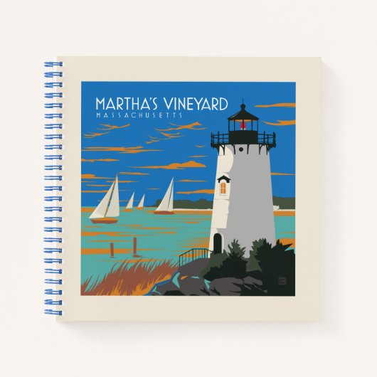 Martha's Vineyard, Massachusetts | Vuurtoren Notitieboek (Voorkant)