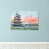 Martha's Vineyard Medium Ingepakt Canvas Afdruk (Insitu (Houten vloer))