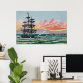 Martha's Vineyard Medium Poster (Thuiskantoor)