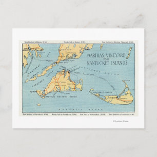 Martha's Vineyard & Nantucket Islands Briefkaart
