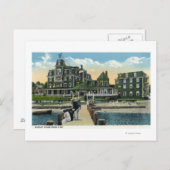 Martha's Vineyard, Pier Uitzicht van het Wesley Ho Briefkaart (Voorkant / Achterkant)