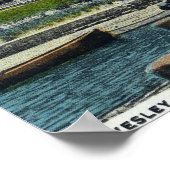 Martha's Vineyard, Pier Uitzicht van het Wesley Ho Poster (Hoek)